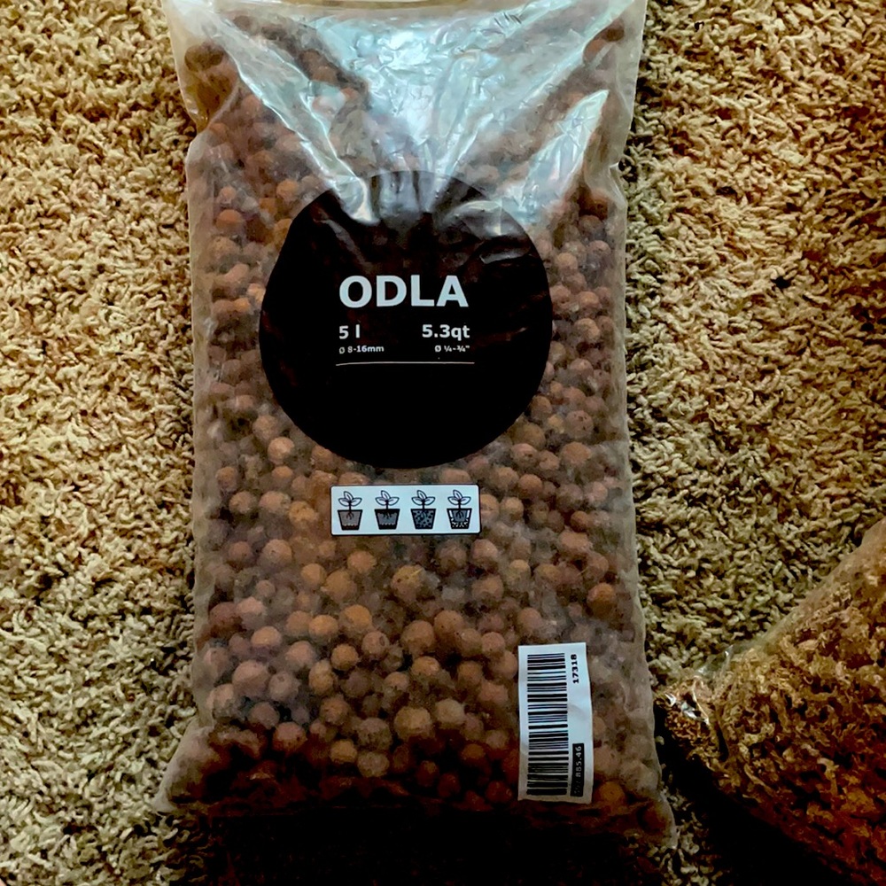 2 bags of Leca